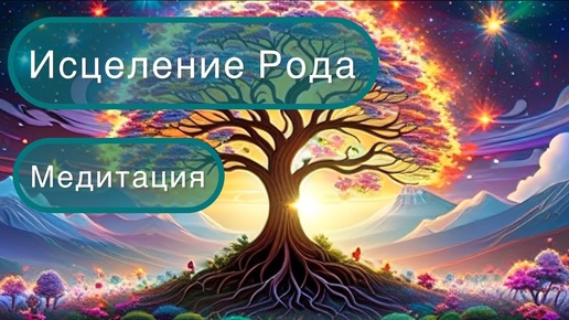 Сила и поддержка рода. Исцелить род. Исцеляющие роды. Родовые энергии. Медитация сила рода.