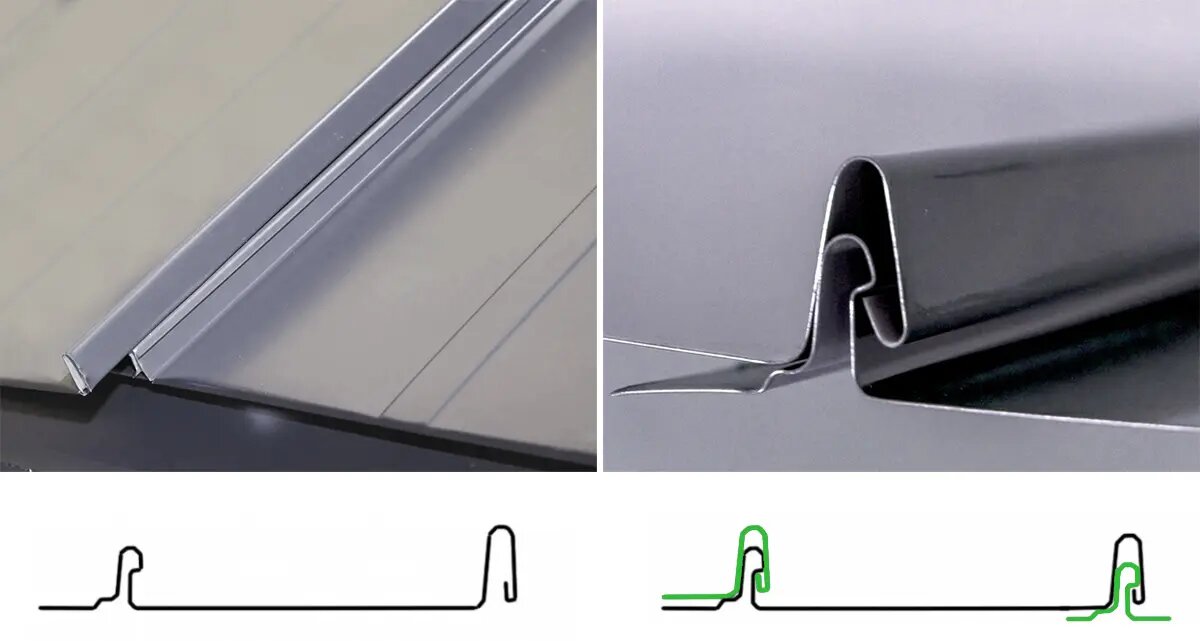 Самозащёлкивающийся замок, установленный уже на заводе