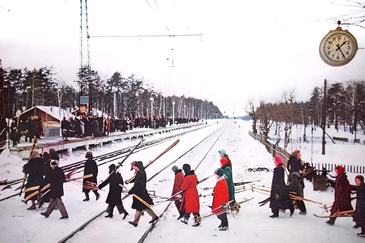 Платформа «Опалиха», 1959 год. Фото: pastvu.com  