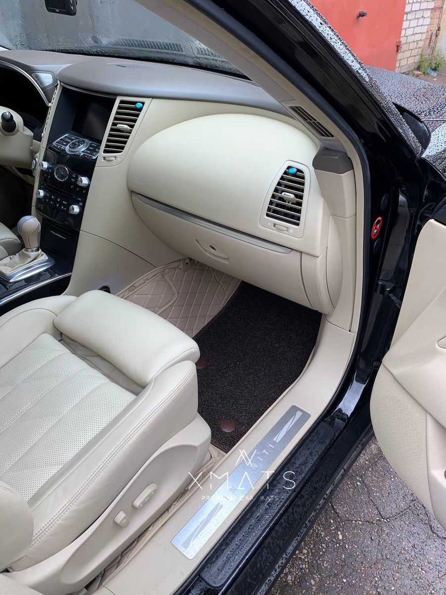 Коврики из экокожи в салон на Infiniti S51