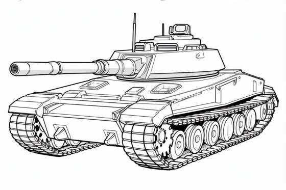Раскраски Танкист для детей 6 лет распечатать бесплатно в формате А4