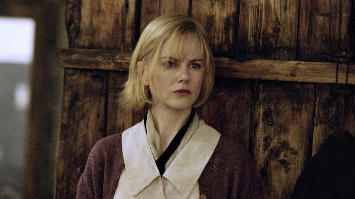 Кадр из фильма "Догвилль"