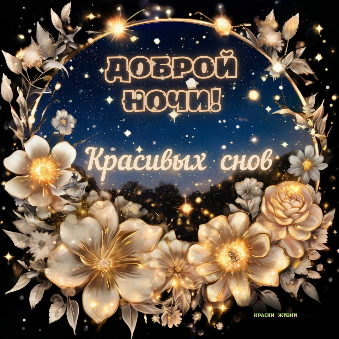 Открытки спокойной ночи красивые женщине