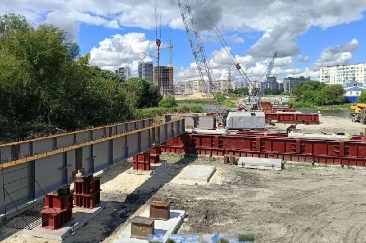    В Ульяновск привезли ещё одну партию металла для нового моста через Свиягу