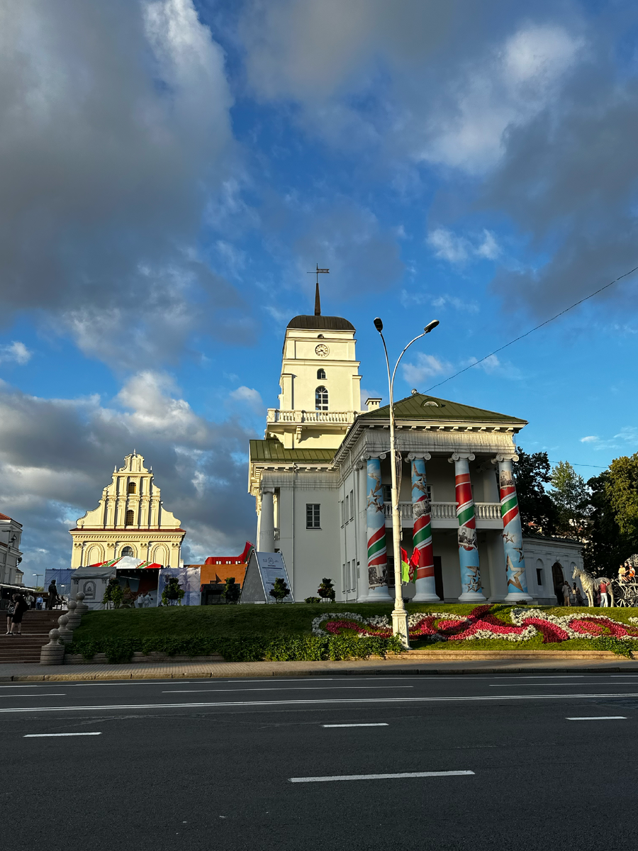 Кадры с прогулки на самокате по Минску