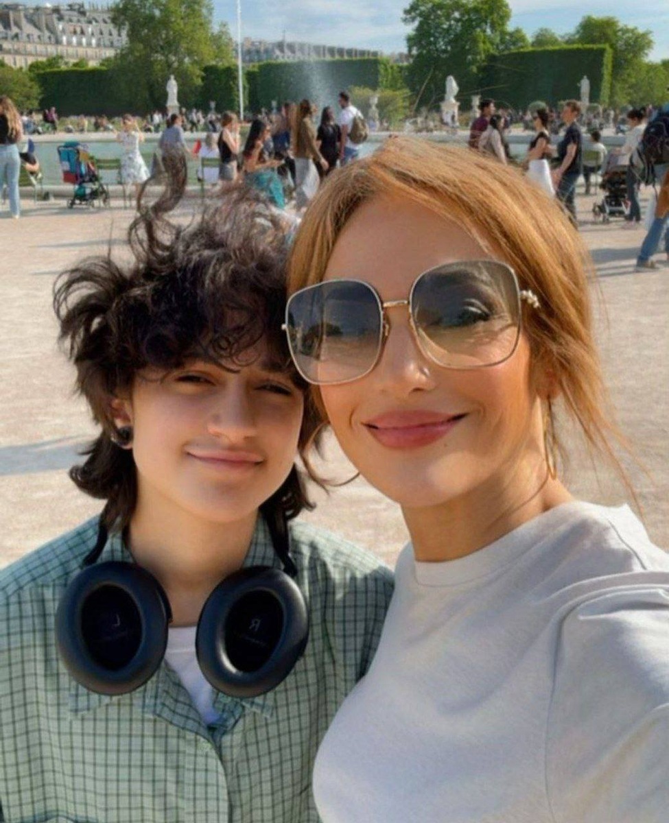    Дженнифер Лопес с дочкой