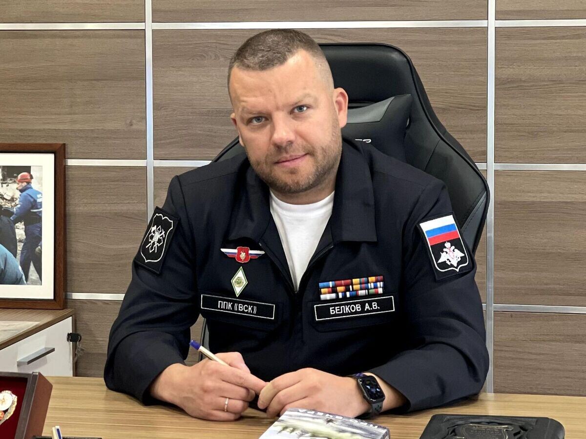    Генеральный директор Военно-строительной компании Минобороны Андрей Белков© Фото : ВСК МО РФ