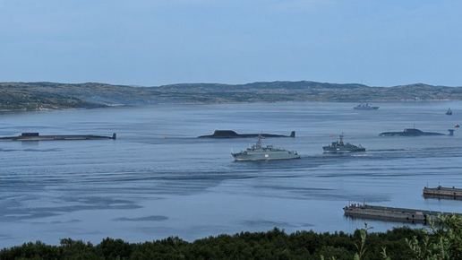 Видео с военного парада Дня ВМФ 2024 года из г. Североморска будет!