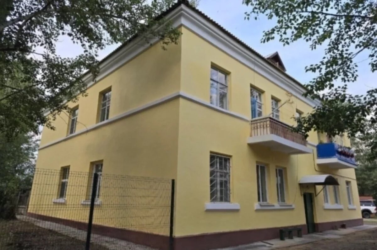    На ремонт фасада дома в поселке Забайкалья потратили 1,7 млн рублей