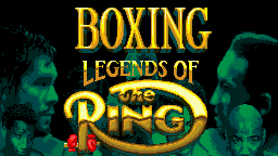 Boxing Legends of the Ring | intro Sega Mega Drive (Genesis).