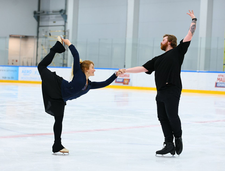     Спортсменка выступает и в парном катании. Фото из личного архива Агнеты Кен
