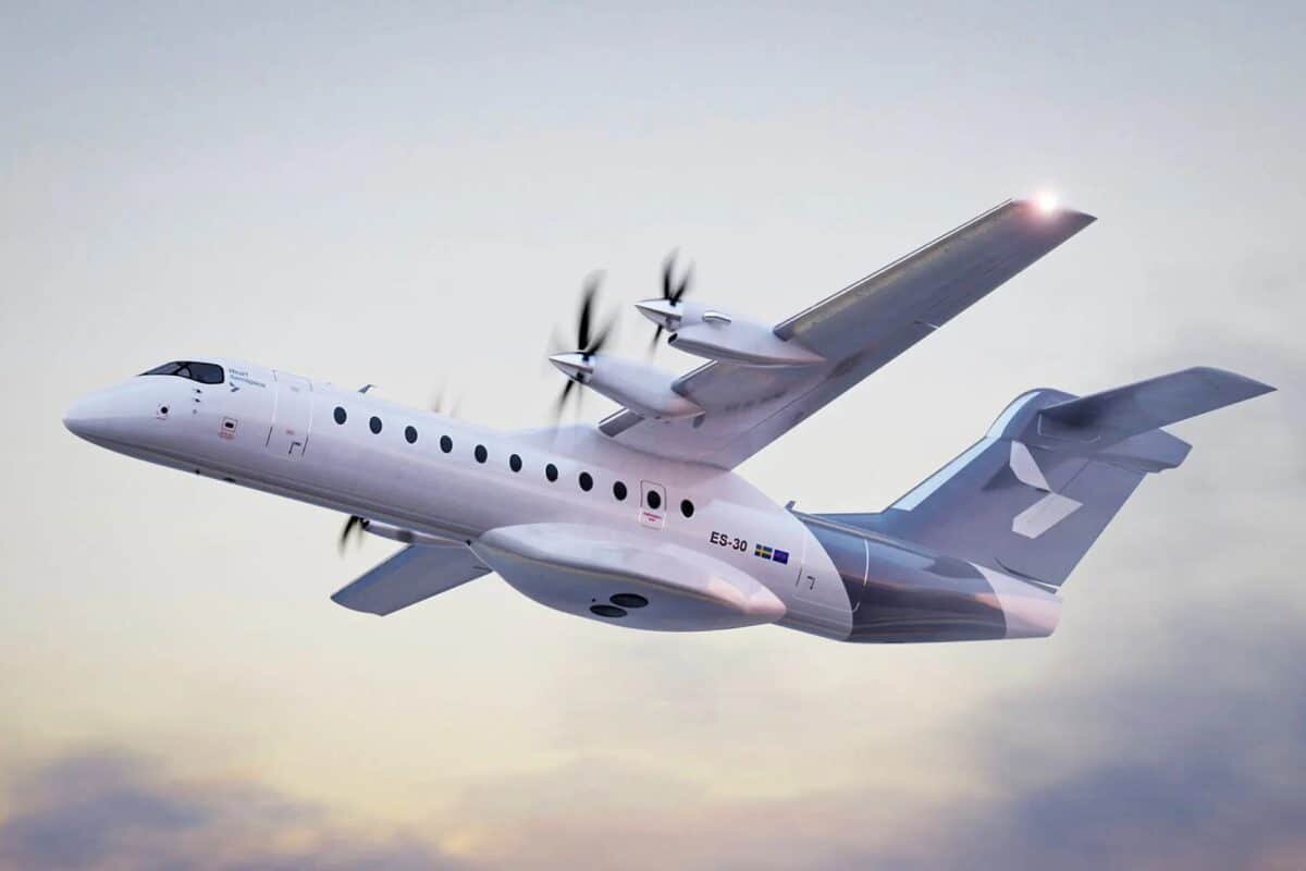    Рендер самолета ES-30 / © Heart Aerospace
