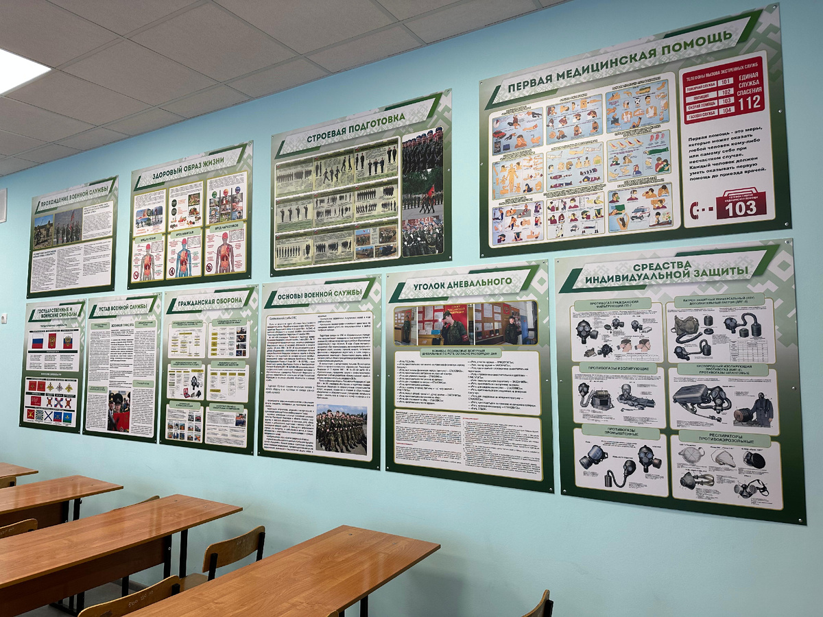 Оснащение кабинета стендами - Калипсо