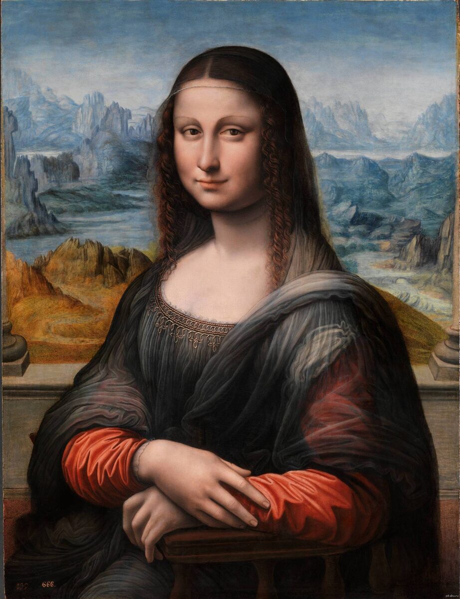 Картина из интернета. Mona Lisa. Leonardo da Vinci