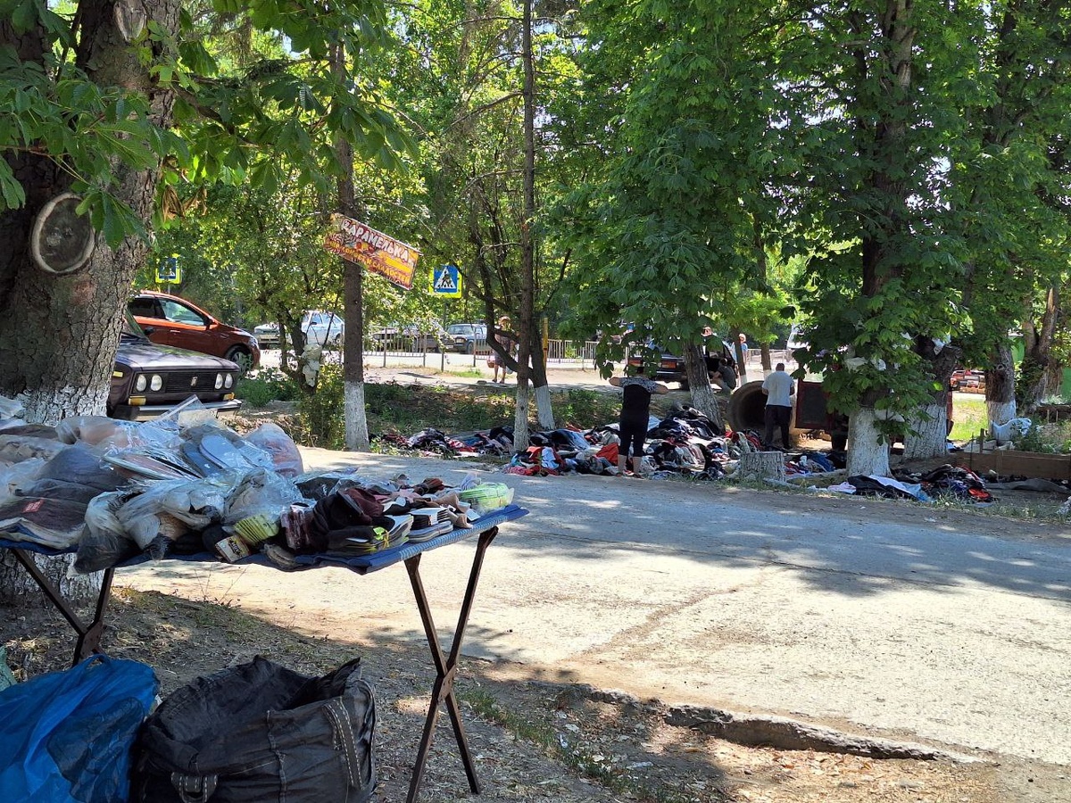 примерочные – под открытым небом