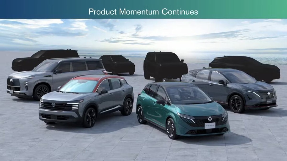    Новинки Nissan. Слайд презентации Nissan