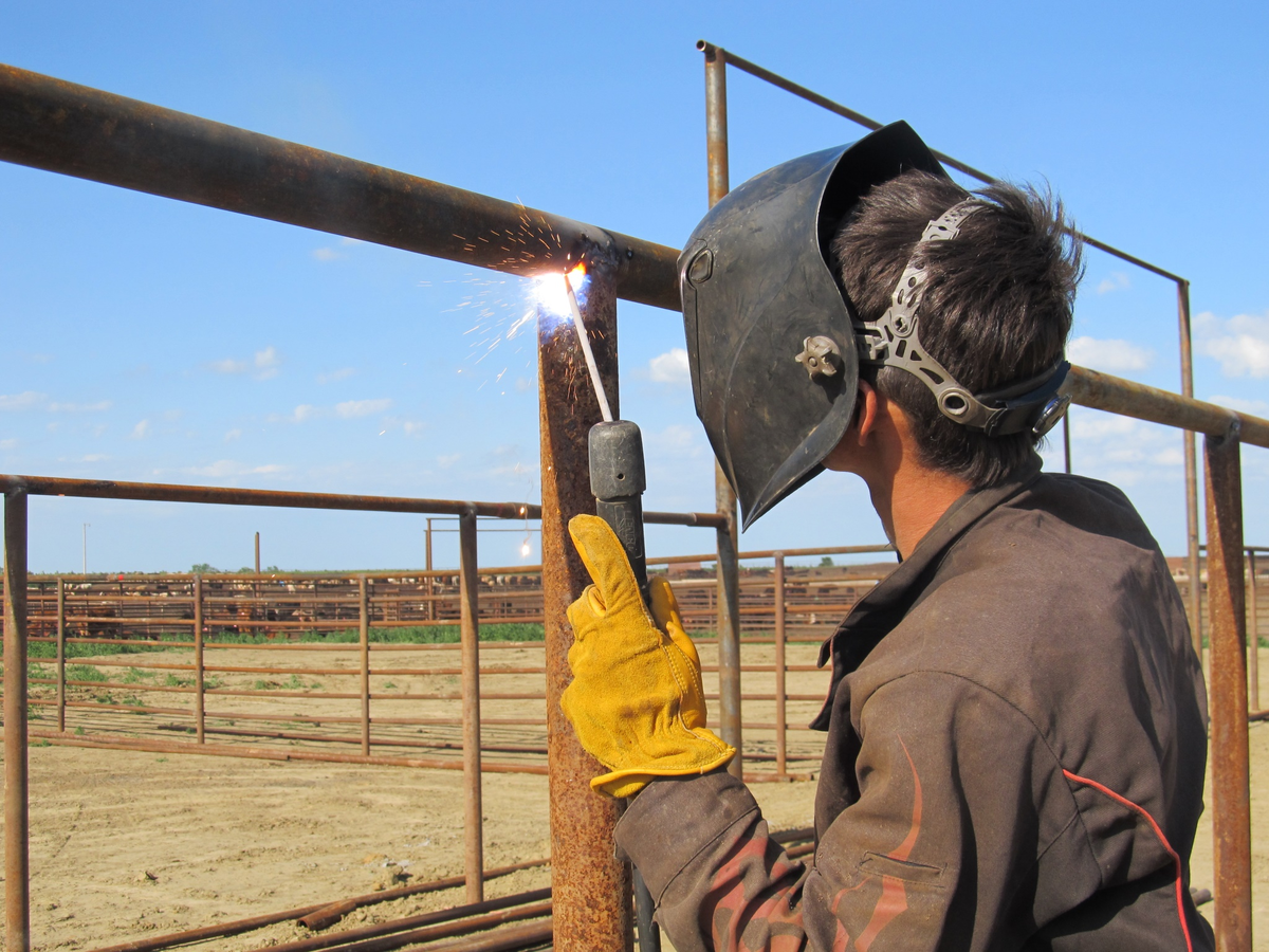 Сварка забора