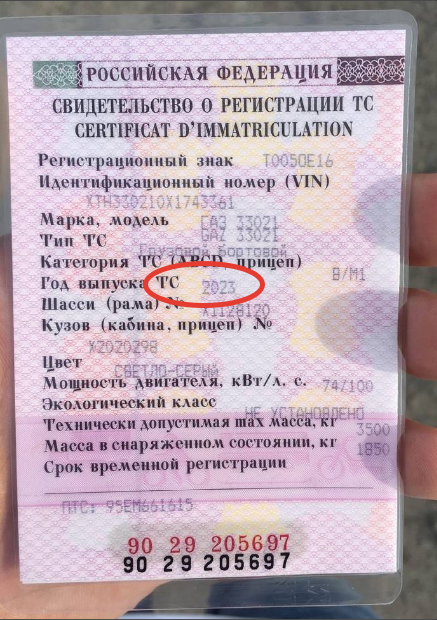 ТС 2023 года