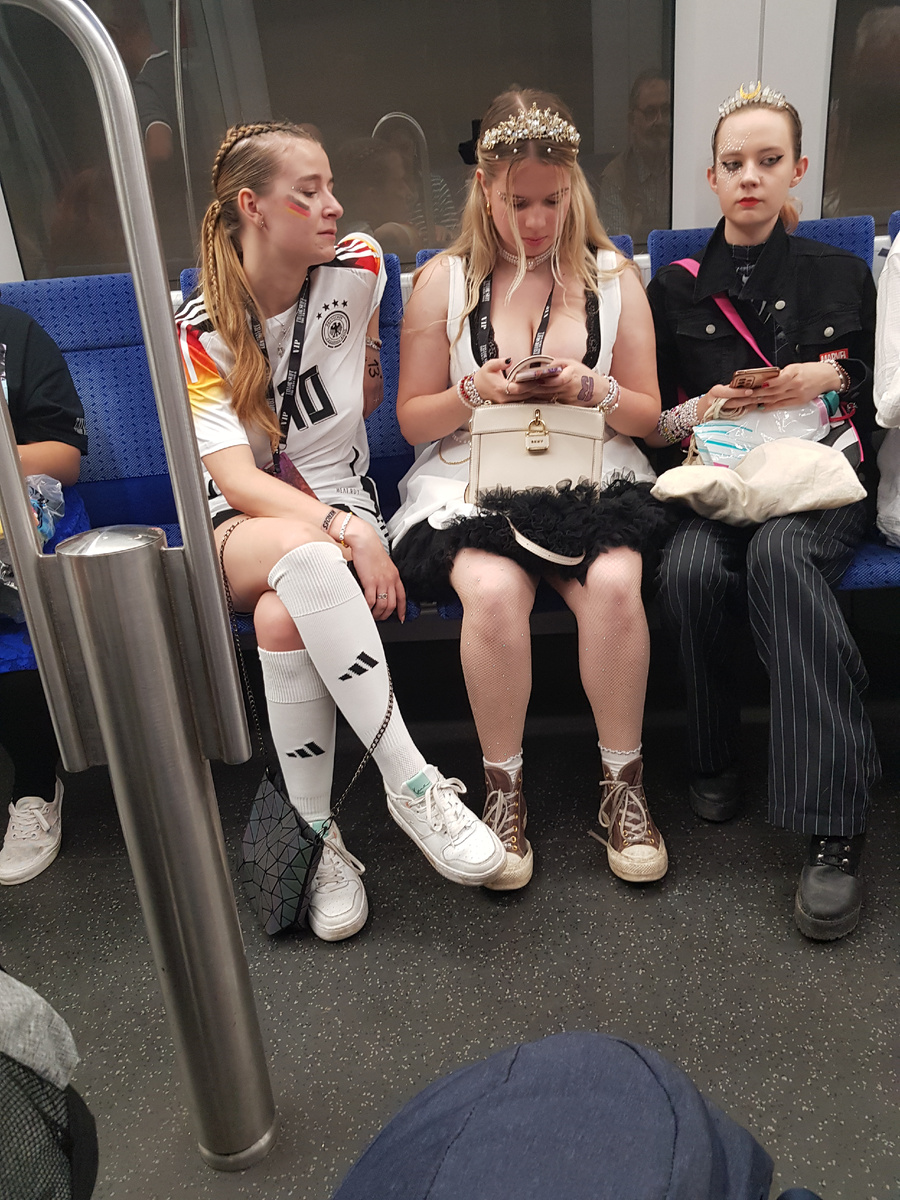 в метро. Мюнхен