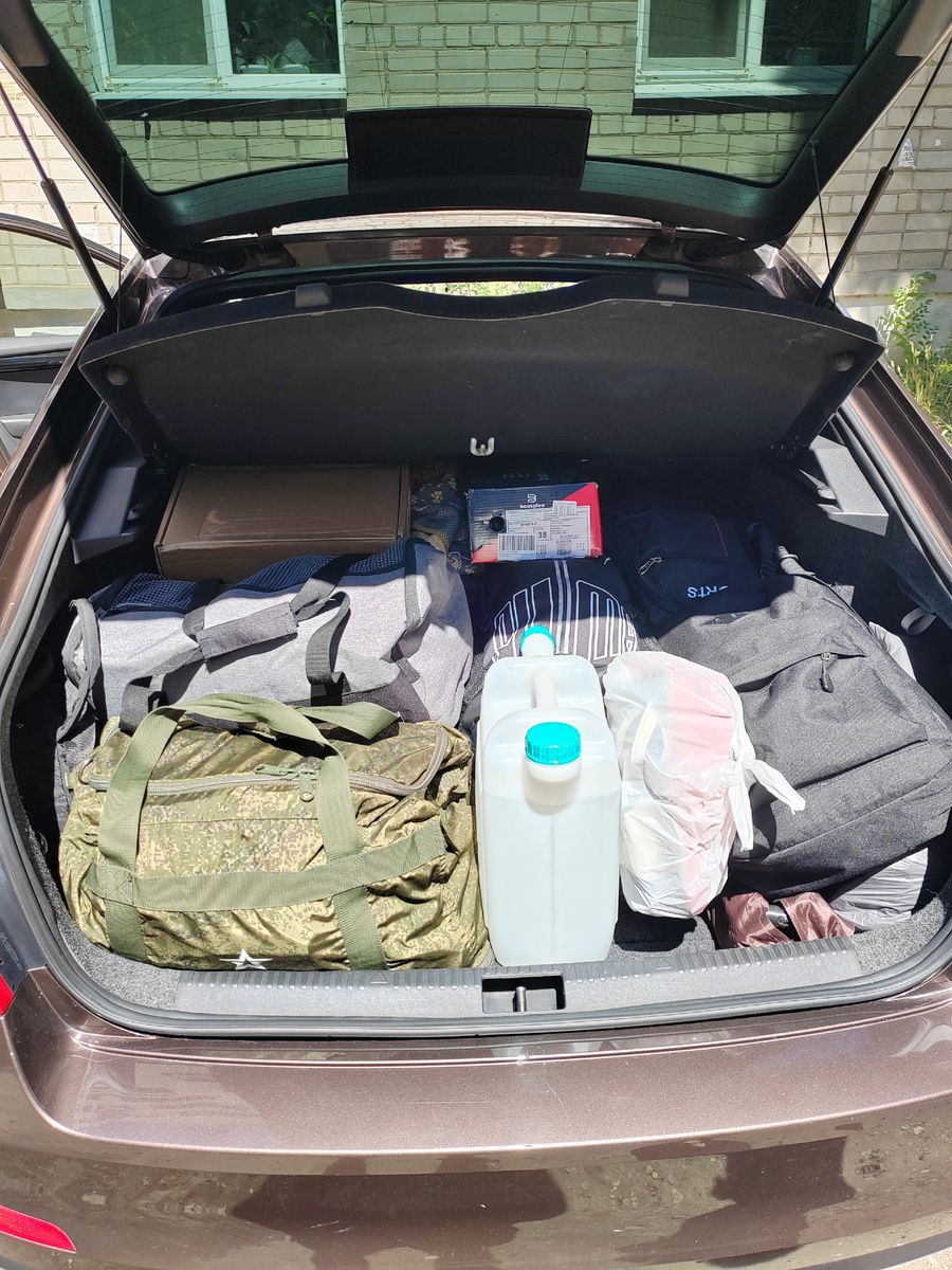 оказывается багажник в Октавии не такой уж и большой!))