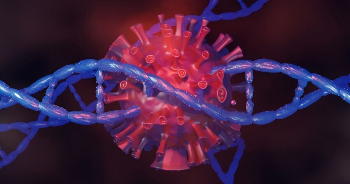    Некоторые вирусы оставляют свою частичку в геноме человека. Источник изображения: theconversation.com