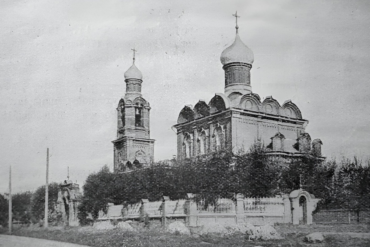 Храм Преображения Господня в селе Спас-Тушине, 1900 год. Фото: pastvu.com 