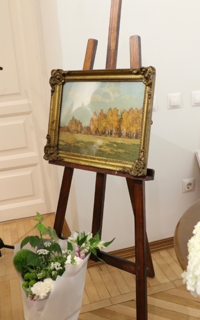    Собрание Плесского музея пополнилось еще одной картиной Петра Петровичева