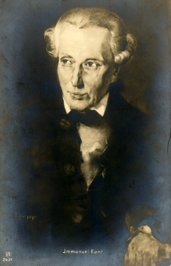 Портрет Иммануила Канта, неизвестный автор, 1780 г.