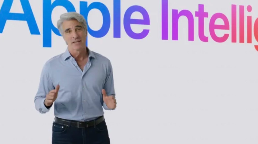 Apple Intelligence был представлен на конференции Apple WWDC 2024 в Купертино 10 июня 2024 года.    
 Источник: Apple Inc  📷
