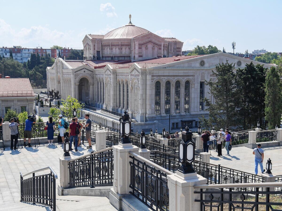    Подготовка к открытию музейно-храмового комплекса "Новый Херсонес"© РИА Новости / Константин Михальчевский