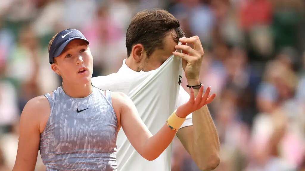 Мирра Андреева и Даниил Медведев