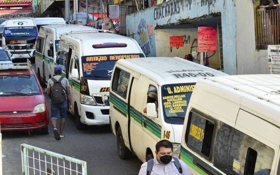 Внешний вид типичной мексиканской маршрутки (г. Пуэбла)