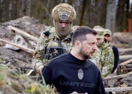    «Хороший знак. Прощаться приехал». Соцсети о посещении Зеленским позиций ВСУ под Волчанском
