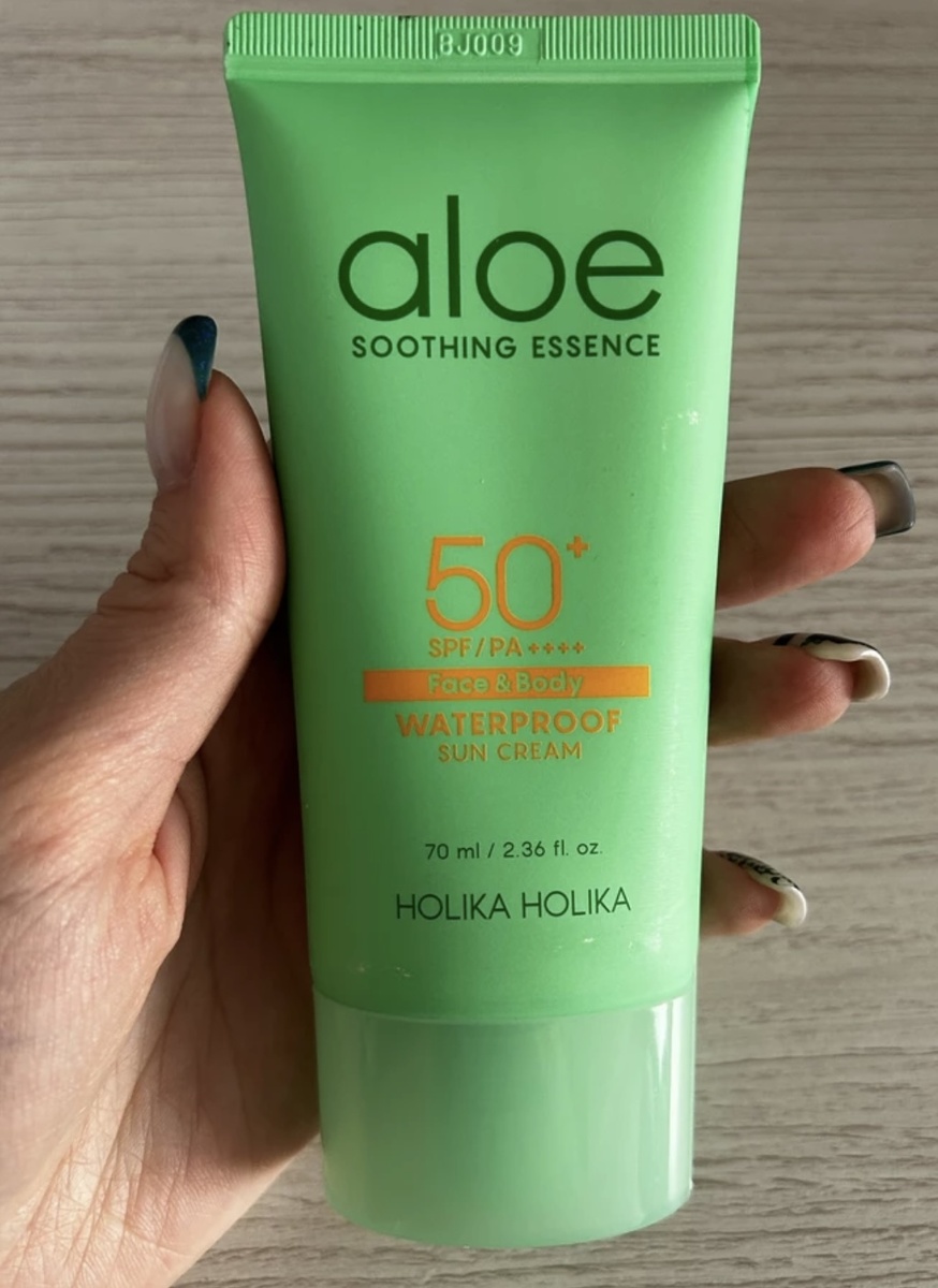Holika Holika aloe waterproof sun cream SPF50+ PA++++