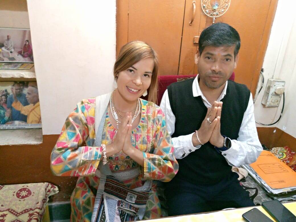 Я со внуком Потомственного астролога в линии Бригу Муни