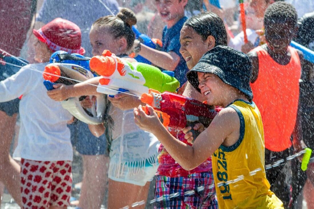 Водная битва // Фото со страницы экопарка «Лукоморье» в ВК 