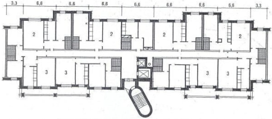 Планировка «Дома авиаторов»