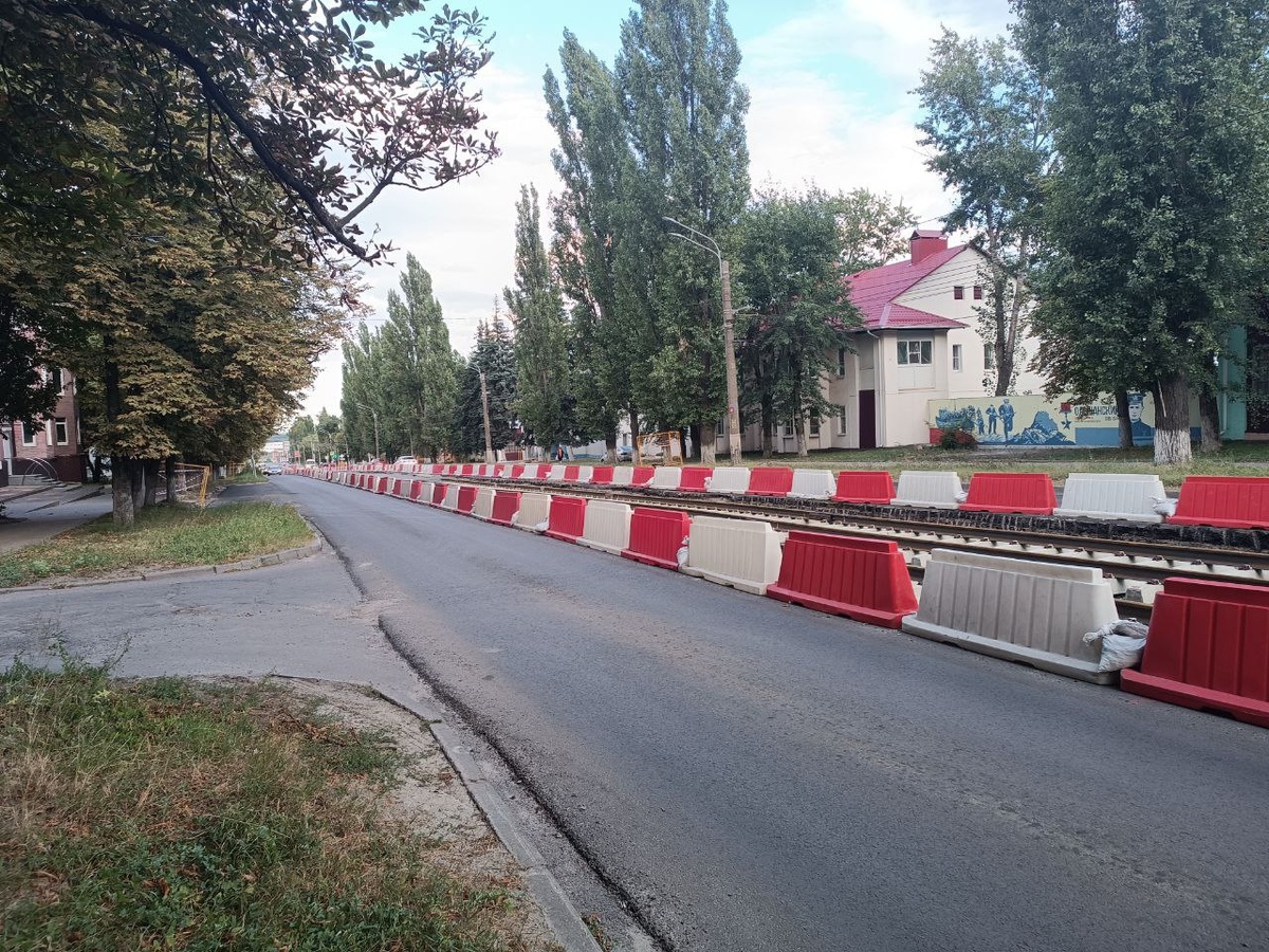    На улице Сумской в Курске частично перекрыли дорогу до 30 сентября