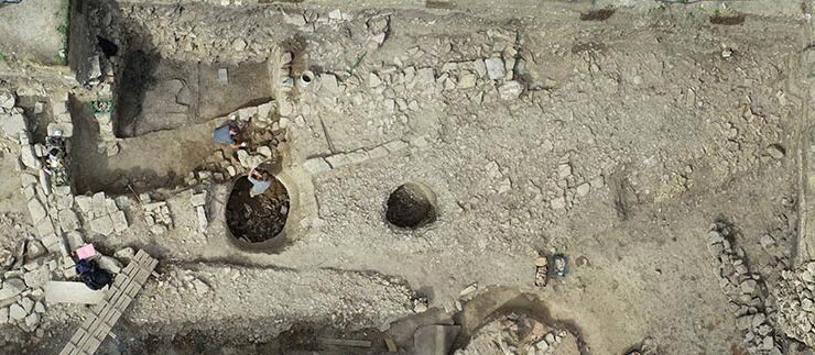 Участок мощеной городской улицы IV в. до н.э. – III в. н.э., открытый в 2023 г.