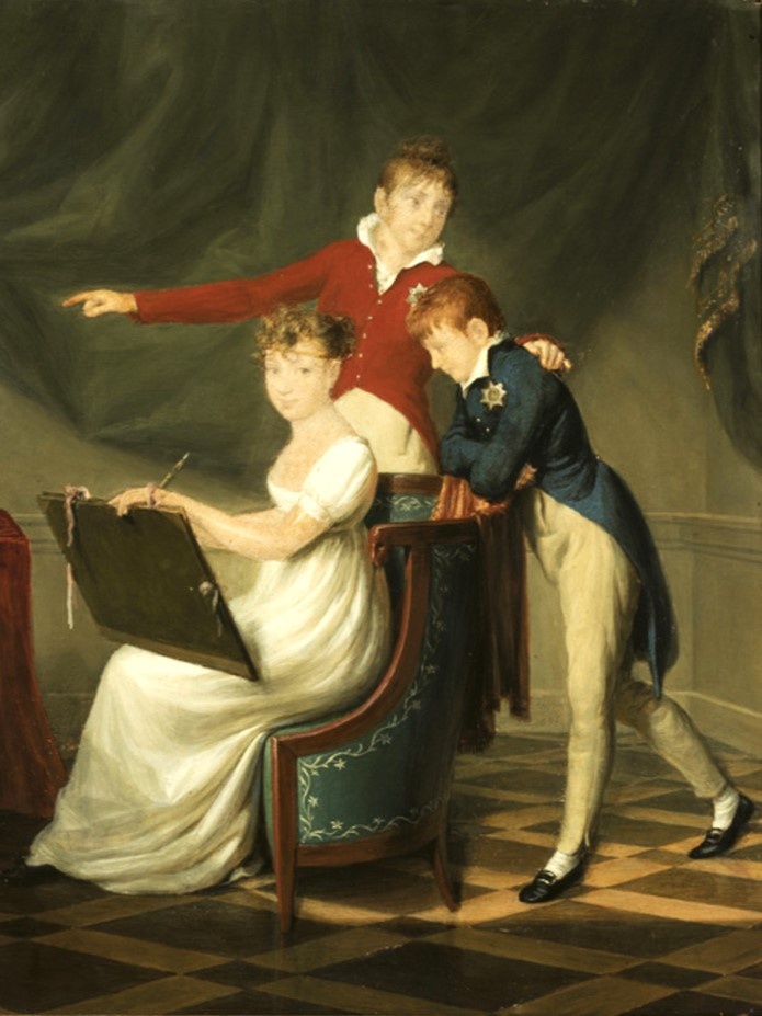 Михаил Павлович с сестрой Анной и братом Николаем, 1806 год