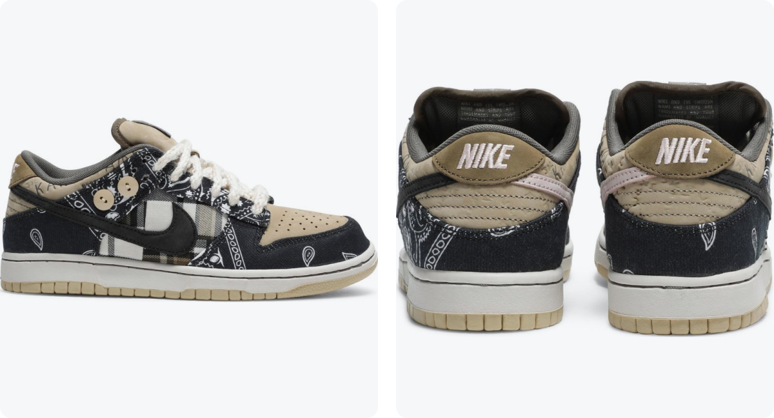 Бренд: Nike (линейка SB) 
Известные личности: Трэвис Скотт, американский рэп-исполнитель
Год релиза: 2020