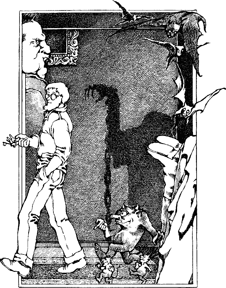 Андрей Карапетян. Иллюстрация к повести Аркадия и Бориса Стругацких "Понедельник начинается в субботу". Изображение взято из открытых источников