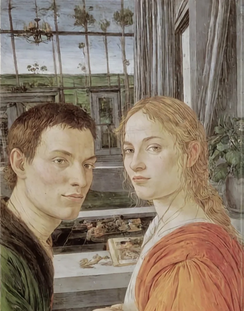 Картина Оскара Джиротти «Незнакомка» 