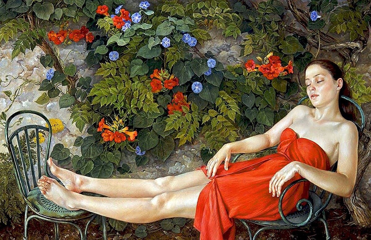 Картина французской художницы Франсис ван Хоув /  Francine Van Hove