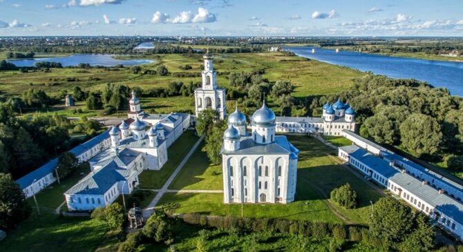 Юрьевский мужской монастырь в Великом Новгороде