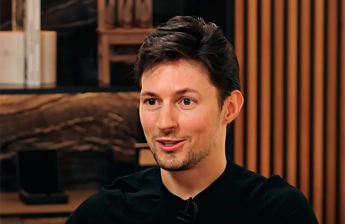    Павел Дуров.скриншот видео Tucker Carlson/YouTube