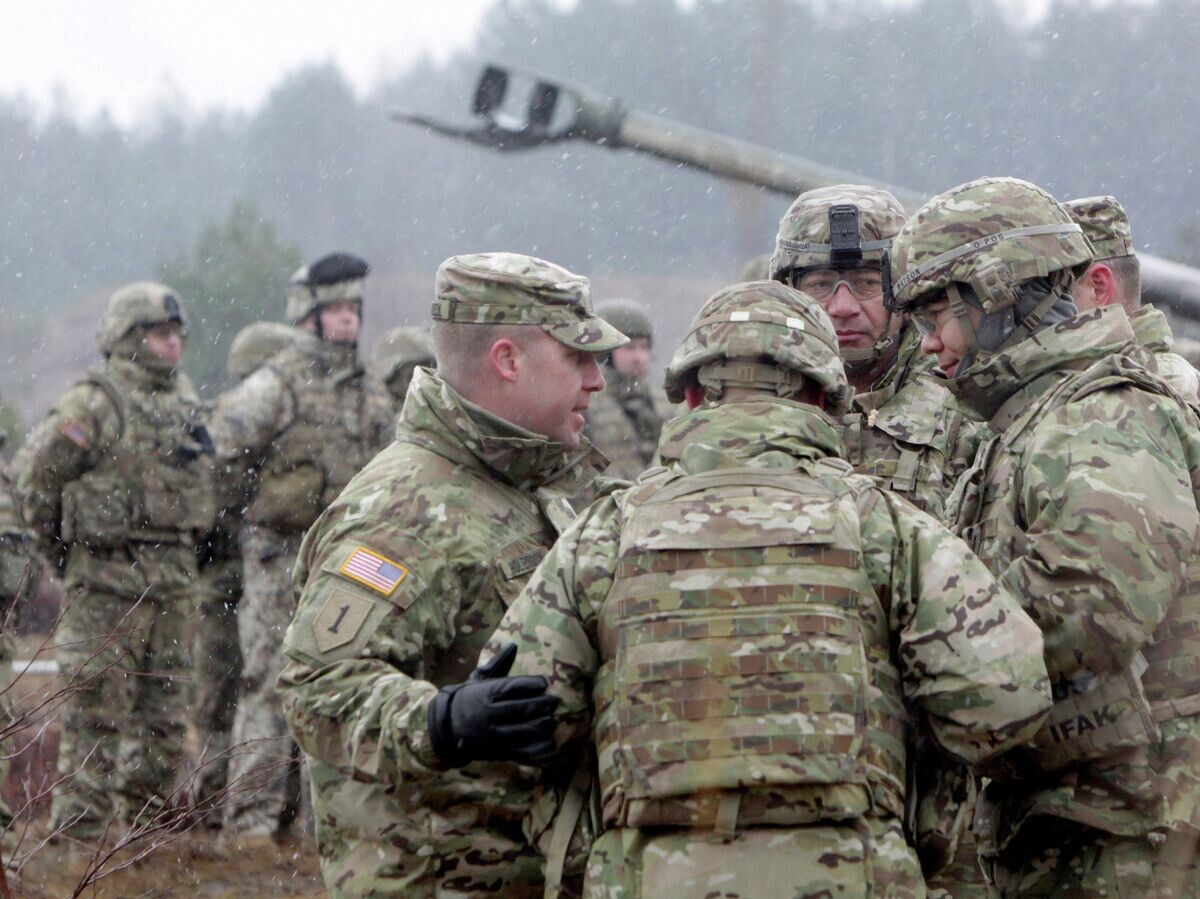    Военнослужащие блока НАТО принимают участие в военных учениях Operation Summer Shield на полигоне Адажи в Латвии© РИА Новости . Оксана Джадан