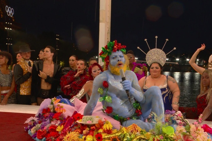 Скриншот из трансляции Олимпиады.