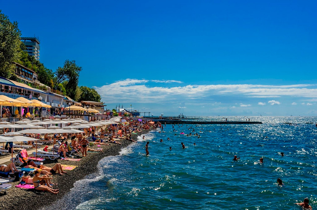 Побережье Черного моря.