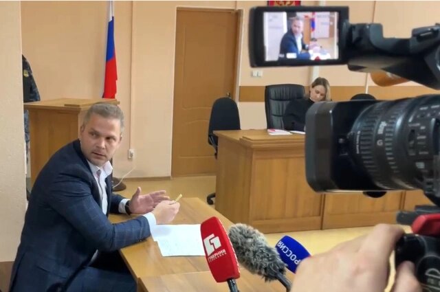    Судебное заседание о мере пресечения Евгению Никонову. Фото: «АиФ-Дальинформ»/ Дина Непомнящая